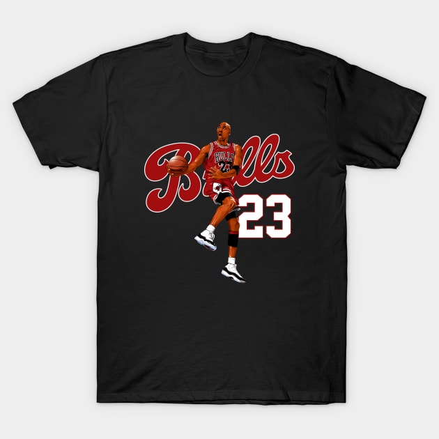 Michael Jordan 23 T-Shirt by Pittih